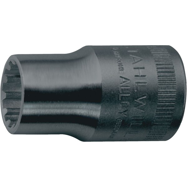 12, 5 mm (1/2") Socket spline-drive Spline Size 3/8 " L.38 mm